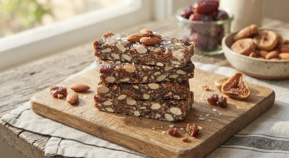 Date Fig Almond Energy Bars